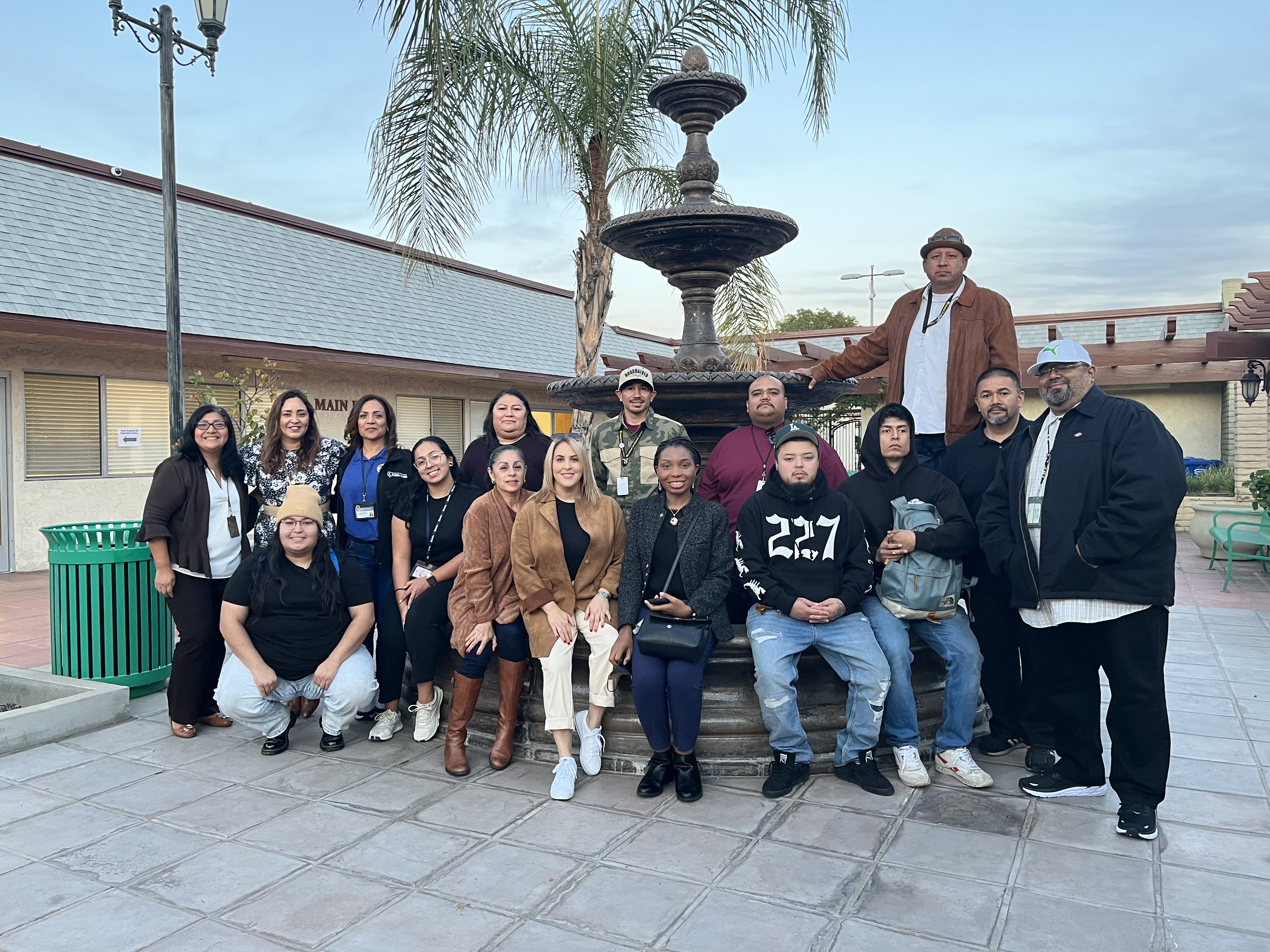 Photo of community members at East LA Nueva Maravilla